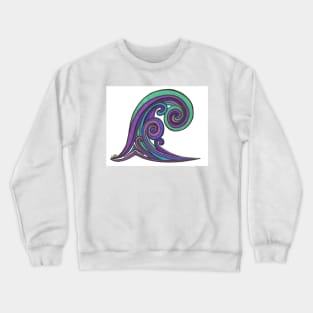 Mixed Wave Crewneck Sweatshirt